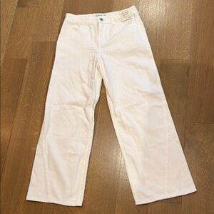 Women's White Wide-Leg Jeans